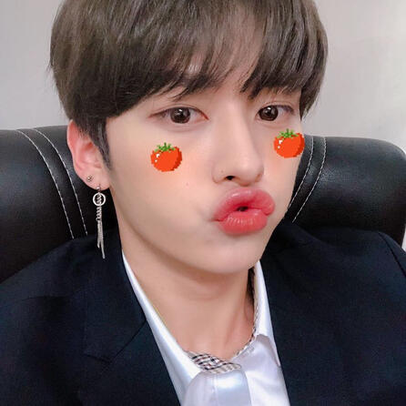 lee know being very cute